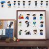 50 Calcomanías de Animación Japonesa Detective Conan para Resolver Casos Impermeables Papelería Calcomanías para Patineta Taza de Agua Venta al por Mayor Transfronterizo