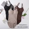 Faja moldeadora de una pieza transfronteriza para mujer, pantalones abdominales, moldea caderas abiertas, tirantes, ropa interior, corsé elástico