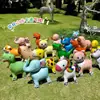 Novo Balão Animal Pequeno Tridimensional Fosco em Pé Caminhando Decoração Externa para Festa de Aniversário Infantil Atacado Presente