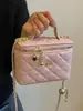 Bolso de mujer de alta gama 2026 nuevo de moda celebridad de internet superventas bolso de mano para el trabajo bolso bandolera de cadena acolchado bolso cuadrado pequeño