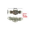 Hebilla de conexión de doble anillo de plata Xizang pulsera de cuerda roja tejida a mano accesorios de joyería material diy accesorios con cuentas al por mayor