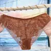 Calcinha Sexy Hot-Selling de Cintura Média com Laço e Tiras Cruzadas com Renda para Mulheres, Estilo Europeu e Americano, Amazon Ebay
