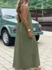 2026 Cross-Border Amazon Nova Roupa Feminina Camisola Feminina Tamanho Grande Costas Abertas Solta Roupa de Dormir Vestido de Tecido