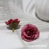 Simulação de cabeça de rosa mão acessórios decorativos cor gradiente europeia Botão de flor de chá DIY material de guirlanda artesanal de floresta