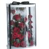 Caixa Transparente Redonda para Bolo Sombra de Flor PVC Transparente Caixa de Presente para Arranjo de Flores Celebridade da Internet Pedido de Casamento Aniversário Caixa de Presente de Flor para Confeitaria