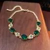 Pulsera Vintage de Flor con Incrustaciones de Diamantes, Pulsera Retro de Lujo Ligero de Gama Alta, Joyería de Moda de Nicho con Temperamento