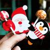 50 Piezas Tarjeta de Papel Piruleta Navideña Dibujo Animado Santa Claus Pingüino Muñeco de Nieve Embalaje Bolsa de Regalo de Dulces Año Nuevo Pastel