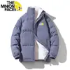 Tendencia de Moda de Invierno Nuevo Europeo y Americano Unisex Cuello Alto Algodón Abrigo Comercio Exterior Masculino Casual Polar Cálido Pareja Chaqueta de Algodón