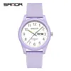 Reloj Sanda para Pareja con Esfera Pequeña y Calendario, para Personas de Mediana Edad y Estudiantes de Primaria, Relojes para Hombre y Mujer, Relojes Electrónicos Creativos de Moda y Versátiles