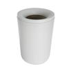 Papelera de Estilo Nórdico para Uso Doméstico en Sala de Estar, Diseño Creativo para Dormitorio, Cocina, Baño, Cubo de Basura Grande Impermeable con Anillo de Presión