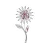Nuevo ramillete de mujer de alta gama diseño nicho broche de girasol de cristal moda ramillete de flores Accesorios Venta al por mayor