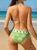 Nuevo traje de baño bikini sexy de dos piezas estilo europeo y americano para mujer 2027, con un diseño sofisticado y un corte favorecedor, perfecto para vacaciones en la playa
