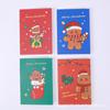 Presente pequeno das crianças do Natal Desenho animado de Natal pequeno caderno jardim de infância escola primária estudante papelaria prêmio classe recompensa