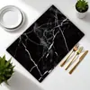 Popular Alfombrilla de Ratón de Cuero, Esterilla para Hornear, Pequeño Salvamanteles Impermeable y a Prueba de Aceite, Aislante Térmico y Anti quemaduras, Esterilla de Mesa de Hotel de Alta Gama