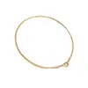 Pulsera Anillo Collar de Alambre Duro Roscado de Color Conservante de Oro de 14K Relleno de Oro Pulsera Anillo Collar Hilo de Memoria Elástico Material para Accesorios de Joyería DIY