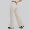 Pantalones casuales holgados de pierna ancha que hacen que las piernas se vean rectas, pantalones de yoga ligeros y cómodos con un efecto adelgazante y caída, pantalones de pierna recta