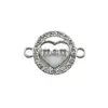 Accesorios de Ropa con Forma de Corazón, Puntos y Diamantes para Venta al por Mayor en Amazon Fashion, Collar con Letra Galvanizada, Pulsera, Joyería, Accesorios para Manualidades DIY
