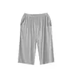 Pantalones Cortos de Pijama para Hombre Xiamodai Ropa de Casa Deportivos Casuales Debajo de la Rodilla Sueltos Muy Amplios Pantalones Cortos