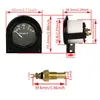 Medidor de Temperatura da Água do Carro 2 Polegadas 52mm 12V Preto Instrumento de Carro Modificado Fahrenheit 100-250 com Sensor