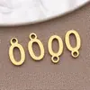 Acero Inoxidable Galvanizado Estilo Europeo y Americano 26 Letras Inglesas Etiqueta Colgante Pulsera Collar DIY Hecho a Mano Accesorios de Joyería