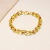 Cadena de Hueso de Acero Inoxidable de Venta Caliente Transfronteriza Cadena Cubana para Hombres Europeos y Americanos Moda Versátil Lujo Ligero Acero de Titanio de Gama Alta Pulsera
