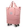 Bolsa de Viagem com Rodinhas Extensível Bolsa de Viagem Fashionável Separada para Secos e Molhados Grande Capacidade Bolsa Portátil para Academia