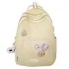 Diseño de Mochila Escolar Estilo Coreano Estudiante Bosque Mochila Deportiva y de Ocio de Nicho Ligera Simple Moda Mochila de Viaje