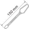 Llave universal ajustable autoajustable de doble cabeza llave de anillo multifunción 8-22 mm suministro de fábrica
