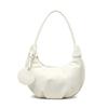 Bolsa de Nube Plisada Suave Estilo Francés de Nicho Modelo 2026, Bolso de Mano Versátil de Cuero Suave de Alta Gama, Bolso Dumpling para el Hombro