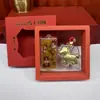 Pingente de Pônei Dourado do Ano do Cavalo, Fique Rico Instantaneamente, Corrente para Celular, Chaveiro, Presente de Ano Novo, Conjunto com Caixa de Presente, Lembrança Cultural e Criativa