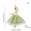 Adornos artesanales navideños transfronterizos, adornos de niña de ballet de malla, decoraciones de ángel colgantes para árbol de Navidad, productos nuevos