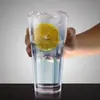 Celebrante de Internet Copo de Vidro de Grande Capacidade Octogonal de Alto Valor Copo para Bebidas Frias Chá com Leite Whisky de Restaurante Copo de Cerveja Doméstico