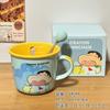 Regalo de Cumpleaños para Niños Taza para Desayuno Doméstica para Mujer con Escala Oficina Crayon Shin Chan Taza Nueva Taza Taza de Cerámica