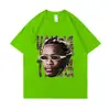Camiseta con Estampado Gráfico del Rapero Young Thug Verano para Hombres y Mujeres g