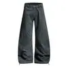 Pantalones de Trabajo Trendy Estilo Retro Americano Hechos a Medida Pantalones Casuales con Imágenes y Muestras, Fábrica de Ropa Producción de Muestras Oemodm