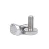 Tornillo de acero inoxidable tipo 304T con ranura para perno, tornillo de placa de presión en forma de T GB37