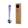 Clip sellador de cuchara de café de acero inoxidable transfronterizo, juego de clip para bolsa de snacks con clip medidor, clip de pinza de nariz puntiaguda en forma de T