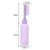 Botella de Tinte para el Cabello, Botella de Solución para Permanente, Recipiente de Champú Suavizante, Peine Aplicador, Botella de Champú para Permanente y Tinte de Uso en Casa y Salón de Belleza, Cepillo para Champú