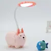 Luz de Switch LED Girafa Divertida Luz Noturna LED Mesa Pequena Mesa Infantil Lâmpada de Mesa Presentes para Empresas