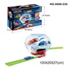 Cross-Border Amazon Track Pull-Back Alloy Car Toy Gift for Boys and Girls, Children's Metal Racing Car