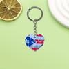 Llavero creativo de la serie Día de la Independencia de Estados Unidos, AliExpress, colgante de coche creativo, llavero creativo, pequeño regalo.