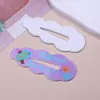 Novo Patch Bonito de Nuvens de Praia Impresso em Acrílico para DIY Acessórios de Cabelo Clipe Lateral Colar Acessórios para Capa de Celular