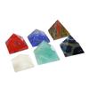 Adornos de Pirámide de Cristal Natural de 3 cm Cristal del Mar de China Oriental Piedra en Bruto Torre de Energía Cristal Jade Artesanías de Torre Egipcia