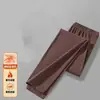 Calça térmica autocalorífica masculina para comércio exterior, roupa íntima quente de inverno, à prova de frio, forrada com fleece, calça casual espessa para homens