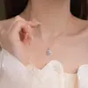 Estilo Mismo de Fat Dong Lai Plata de Ley S925 Cubo de Azúcar Pequeño Joyería Transmisión en Vivo Circonita Moissanita Pendientes y Anillos