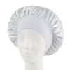 Venta Caliente Transfronteriza Color Sólido Ala Ancha Alta Elasticidad Gorro de Noche para Adultos Moda para Hombre y Mujer Cuidado del Cabello Belleza Gorro de Ducha Color Gorro de Quimioterapia