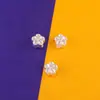 Contas Espaçadoras Coração Flor de Pessegueiro Banhadas a Prata Conservação de Cor DIY Pulseira de Contas Feita à Mão Pulseira Colar Material de Contas Soltas Acessórios de Metal