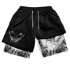 Pantalones Cortos Serie Dragon Ball Impresión Digital 3D Adulto Doble Capa Pantalones de Playa Amazon Comercio Electrónico Transfronterizo Caliente Fábrica