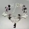 Pulseira de Contas Borboleta Chinesa, Mesmo Estilo para Mulheres, Impressão de Luxo Leve, Temperamento Nicho de Alto Padrão, Pulseira de Casal, Presente para Melhor Amiga