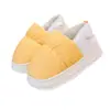 Pantuflas de algodón impermeables para mujer, otoño e invierno, para interiores, hogar, pareja, lindas, antideslizantes, de felpa, algodón de confinamiento, los hombres pueden usarlas afuera